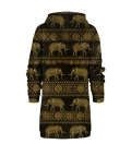 Sukienka oversize z kapturem Golden Elephants