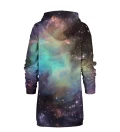 Sukienka oversize z kapturem Galaxy Clouds