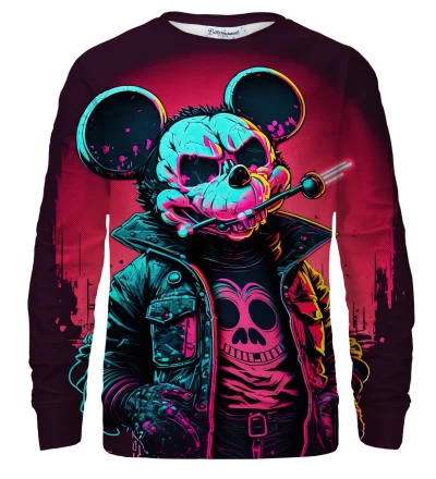 Cyber Mouse bluse med tryk