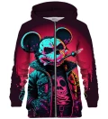 Cyber Mouse zip up hoodie