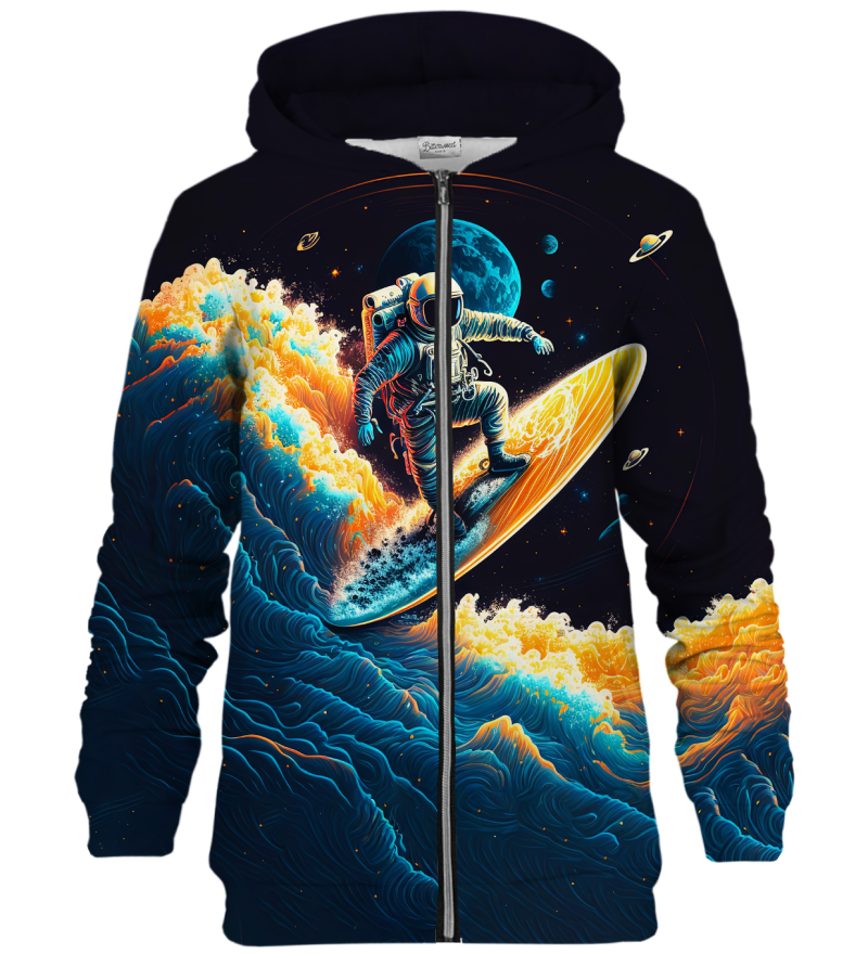 Space Waves zip up hoodie - Bittersweet Paris