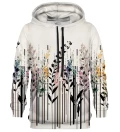 Barcode Flowers hoodie