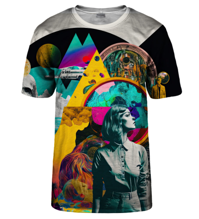 T-shirt Psychodelic Collage