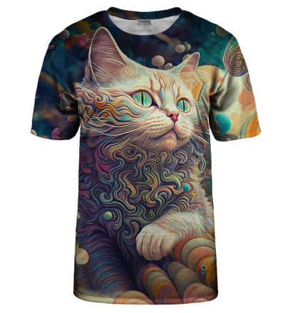 T-shirt Psychodelic Cat
