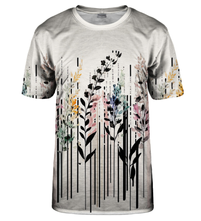 T-shirt Barcode Flowers