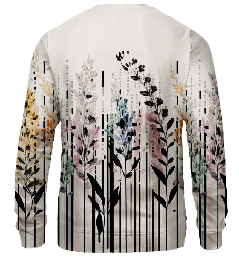 Barcode Flowers sweatshirt