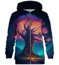 Neon Tree zip up hoodie