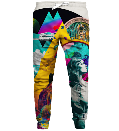 Spodnie dresowe Psychodelic Collage