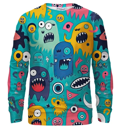 Monsters bluse med tryk