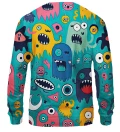Monsters bluse med tryk