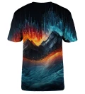 T-shirt Synthwave Mountain