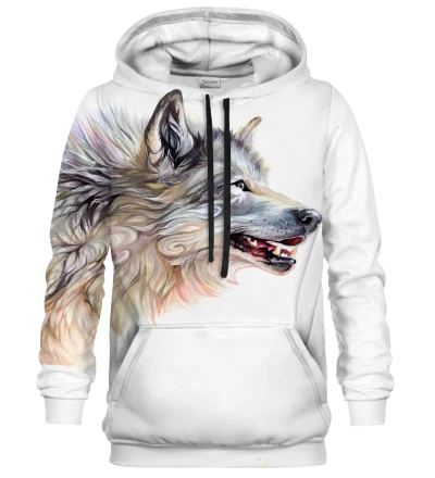 Wolf of Wonder white hoodie
