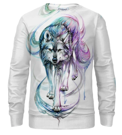 Aurora Wolf White sweatshirt