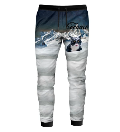 Cocaine Cat track pants