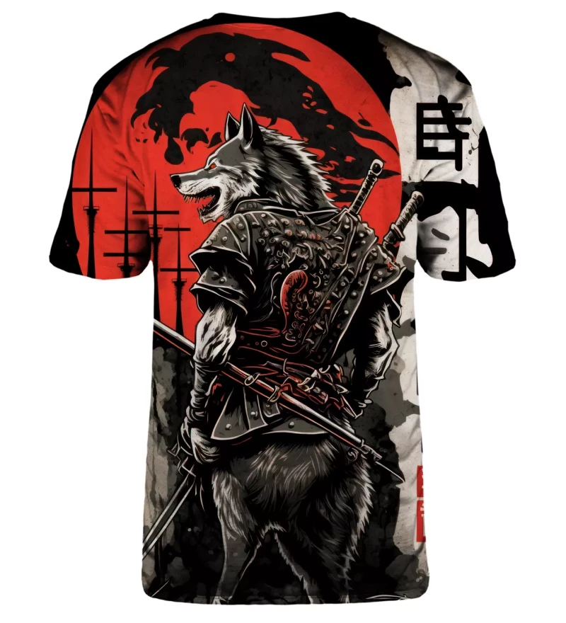 T-shirt Samurai Wolf