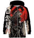 Samurai Wolf zip up hoodie