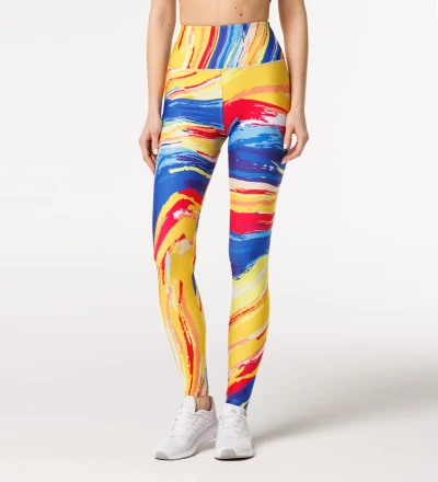 Colorful Turnover højtaljede leggings