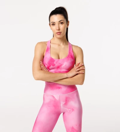 Pink Revolution sports bra