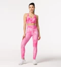 Pink Revolution højtaljede leggings
