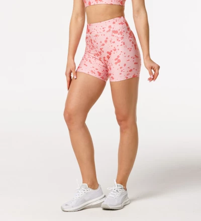 Pink fitness shorts