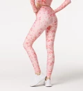 Pink regular waist leggings