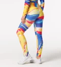 Colorful Turnover regular waist leggings