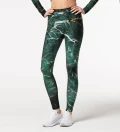 Legging taille normale Green Marble