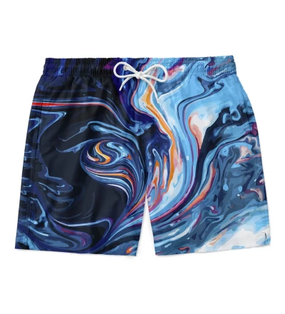Marble swim shorts