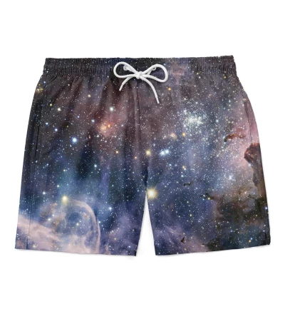 Purple Galaxy swim shorts