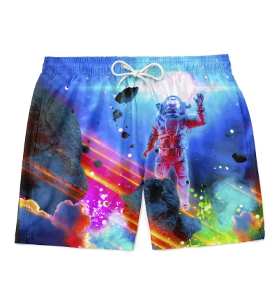 Colorful Nebula swim shorts