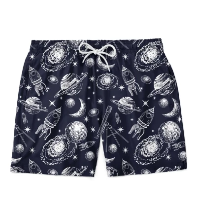 Space Pattern swim shorts