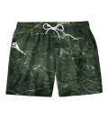 Green Marble swim shorts