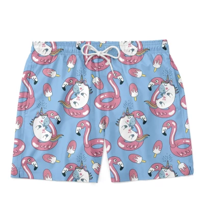 Flamingo Ride swim shorts