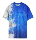 White and Blue womens oversize t-shirt