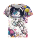 Cosmonaut Cat womens t-shirt