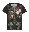 Floral Skeleton womens t-shirt