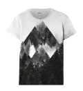 Rombic Forest Grey womens t-shirt