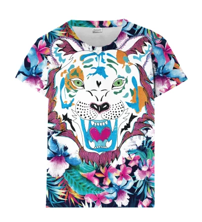 T-shirt femme Flower Tiger