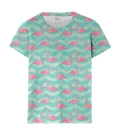 T-shirt damski Flamingos