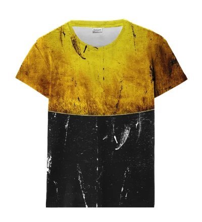 Flaw on Gold womens t-shirt