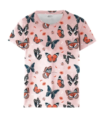 Butterflies t-shirt til kvinder