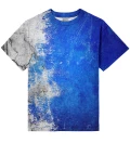 T-shirt oversize White and Blue