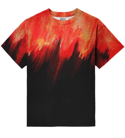 Red Painting oversize t-shirt