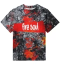 T-shirt oversize Fire Soul