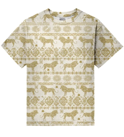 Lion Pattern oversize t-shirt