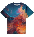 T-shirt oversize Sky
