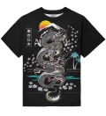 T-shirt oversize Asian Dragon