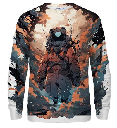 Cartoon Space bluse med tryk