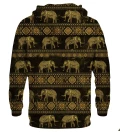 Damska bluza z kapturem Golden Elephants