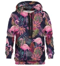 Flamingos Paradise womens hoodie